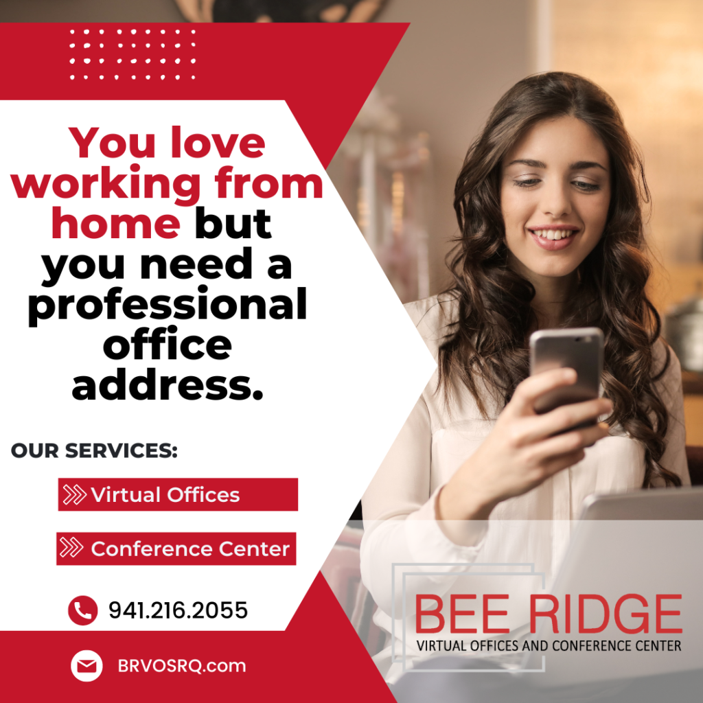You love working from home but you need a professional office space. Virtual offices and conference center in Sarasota, FL