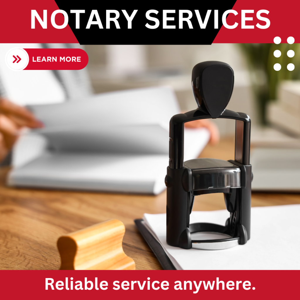 Reliable mobile notary services in Sarasota, anytime, anywhere.